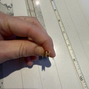 Gold-Tone Sterling Silver Bar Pendant Necklace – MACPJ Maker’s Mark